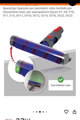 Spazzola Morbida Rullo Laser Dyson V7-SV23