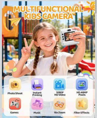 Cámara Fotos Instantánea Print Camera X16 Zoom