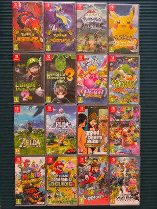 (35 cada uno) Juegos Nintendo Switch