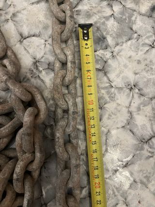 Cadena galvanizada 10mm para barco