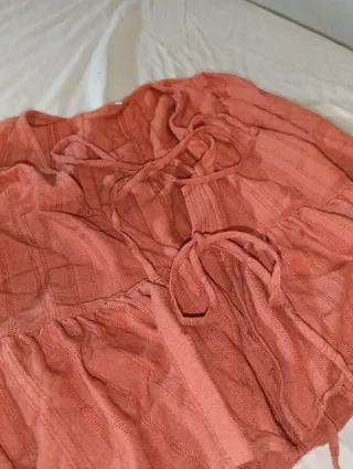 Blusa Mango color Coral Talla S