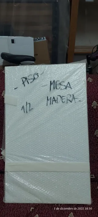 Mesa plegable IKEA blanca