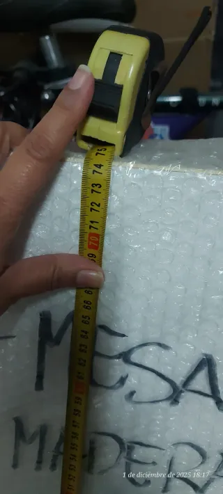 Mesa plegable IKEA blanca