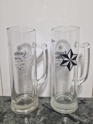 Confezione da 7 Bicchieri di Birra Estrella Galicia