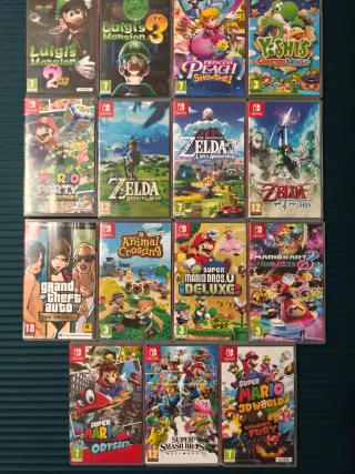 (35 cada uno) Juegos Nintendo Switch