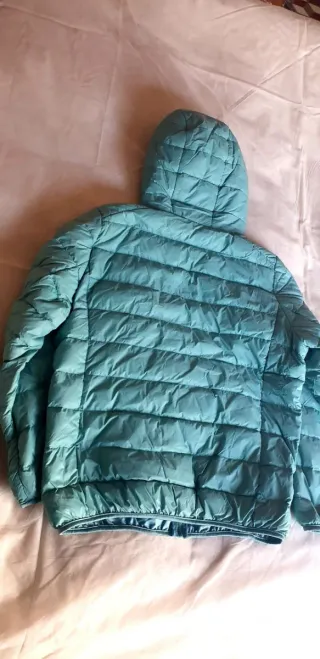 Chaqueta plumífero ganso blanco 250gr