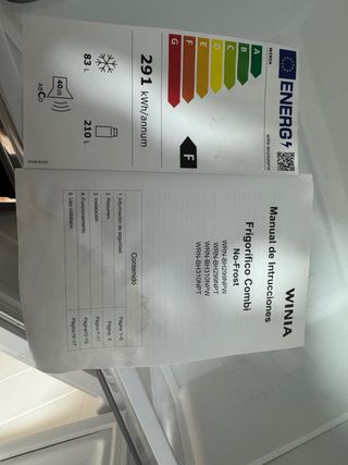 Frigorífico Combi Winia Blanco No Frost