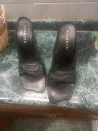 Sandalias Farrutx Negras Mujer