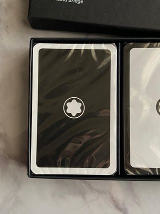 Baralhos Montblanc de Cartas de Jogo Novos Caixa