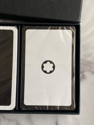 Baralhos Montblanc de Cartas de Jogo Novos Caixa