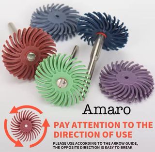 10 Discos/Almofadas/Rodas Abrasivas para Dremel(7