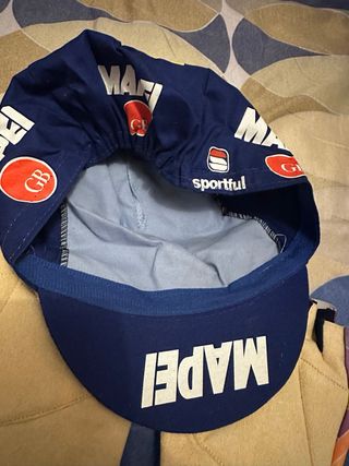 Kit Ciclismo Mapei Sportful: Guanti e Cappellino