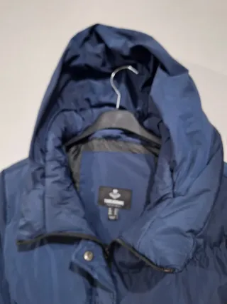 Abrigo de invierno Threadbare azul talla L