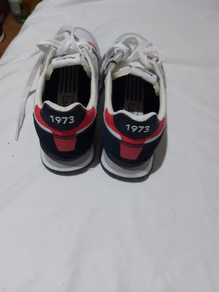Zapatillas Pepe Jeans Blancas y Rojas