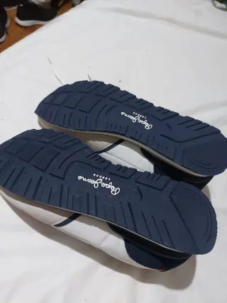 Zapatillas Pepe Jeans Blancas y Rojas