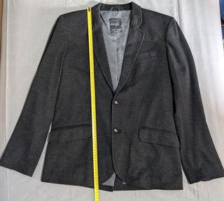 Chaqueta americana Pull and Bear gris