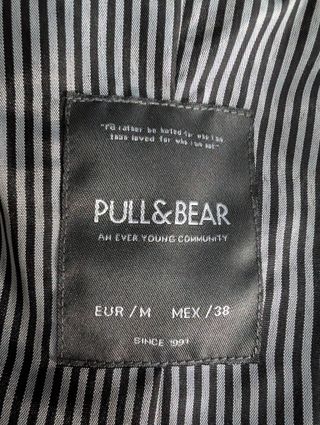 Chaqueta americana Pull and Bear gris