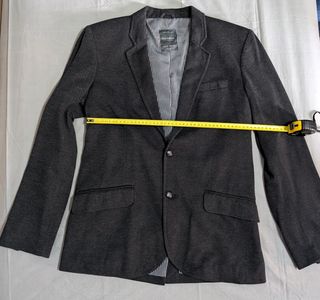 Chaqueta americana Pull and Bear gris