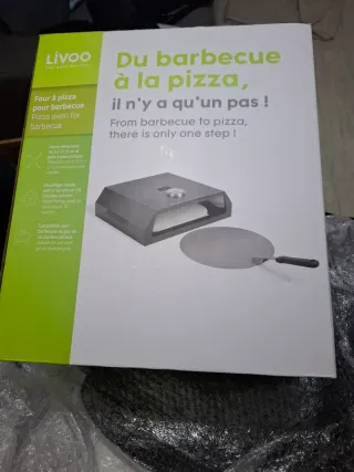 Horno para pizza Livoo para barbacoa