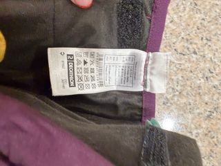 Guantes nieve niña 24 meses -3 años morados