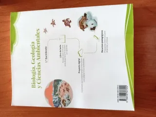 Biología, Geología y Ciencias Ambientales 1 Bach