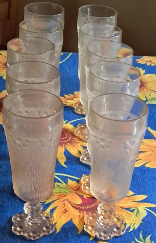 10 Bicchieri Nuovi Mai Usati 10 Euro