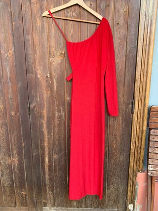 Vestido largo rojo