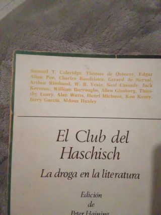 El Club del Haschisch la droga en la literatura