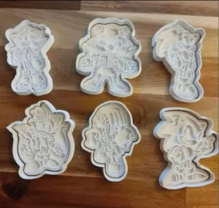 Set 6 formine per biscotti Sonic