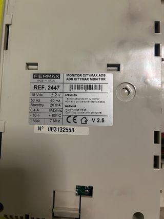 MONITOR FERMAX CITYMAX ADS