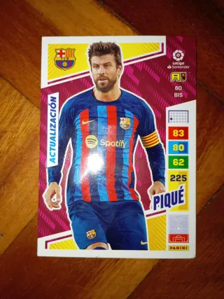 Cromo Fútbol Piqué LaLiga Santander