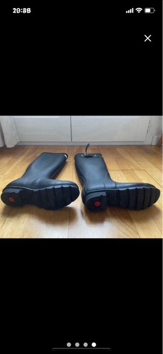 Botas de agua Hunter negras