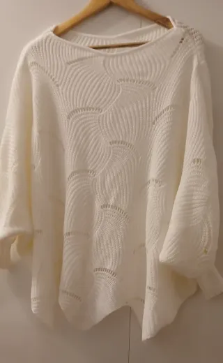 Jersey blanco manga media