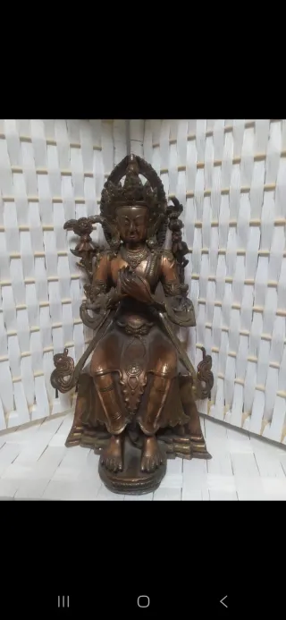 Estatua Buda Maitreya Bronce