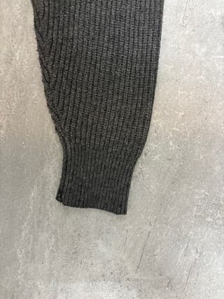 Vestido de punto Mango gris talla S