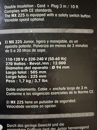 Triturador Industrial Dynamic MX 225