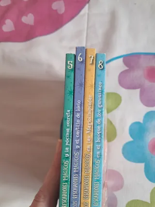 4 libros se Los Rescatadores Mágicos(5,6,7 y 8)