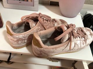 Zapatillas Nike Cortez Rosa Terciopelo