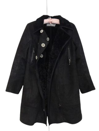 Abrigo Jocavi negro doble botonadura