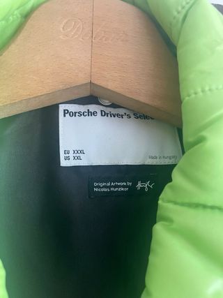 Chaqueta Porsche Vintage Verde y Roja
