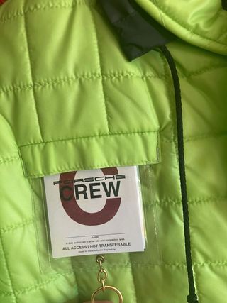 Chaqueta Porsche Vintage Verde y Roja