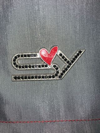 Zaino Sweet Years Grigio Cuori Rossi