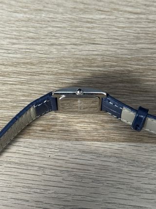 Reloj Blumar estilo Cartier Tank azul