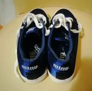 Zapatillas Mustang Raso Azul Talla 38