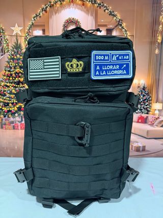 Mochila Táctica Militar Negra 50L Nueva