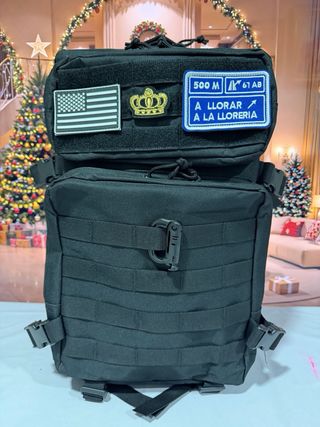Mochila Táctica Militar Negra 50L Nueva