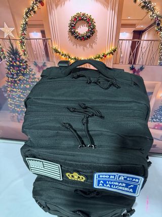 Mochila Táctica Militar Negra 50L Nueva