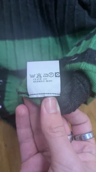 Vestido Anna Mora gris y verde