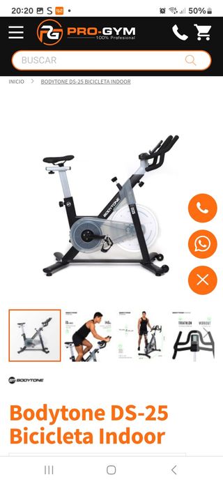 Bicicleta estática Bodytone casi nueva