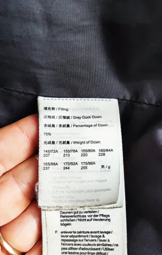 Parka de plumas EDC gris talla M